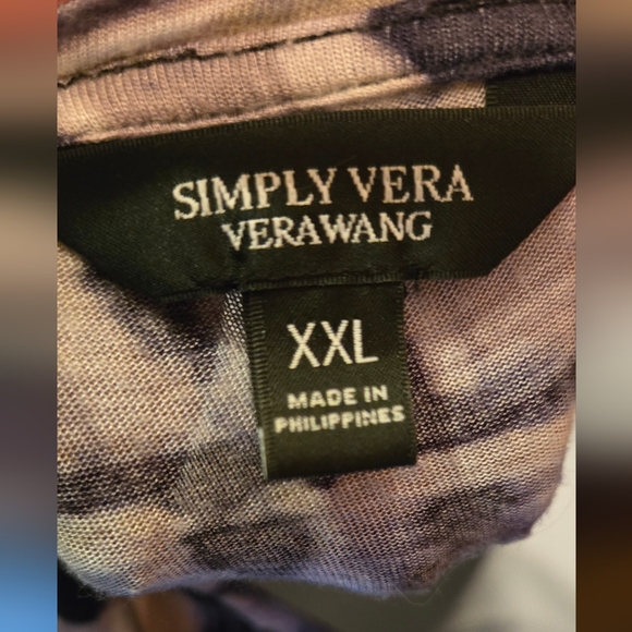 Simply Vera by Vera Wang tye dye t-shirt szXXL - Picture 5 of 5